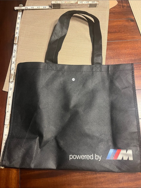 BMW Other - Item 71.  BMW Black Tote Bag with M Tricolor Logo